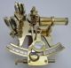 Working 4 In Slow Motion Sextant In Box Wood Handle Mirror Adjusters Sextants photo 3