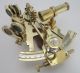 Working 4 In Slow Motion Sextant In Box Wood Handle Mirror Adjusters Sextants photo 4
