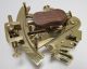 Working 4 In Slow Motion Sextant In Box Wood Handle Mirror Adjusters Sextants photo 5