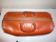 Vtg Brown Split Cowhide Leather Weekender Duffel Carry On Travel Overnight Bag Doctor Bags photo 5