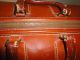 Vtg Brown Split Cowhide Leather Weekender Duffel Carry On Travel Overnight Bag Doctor Bags photo 6