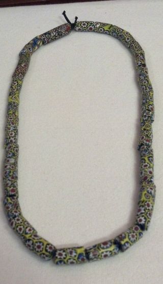 Antique African Trade Beads - Matching Set Venetian Millifiore - Antique photo