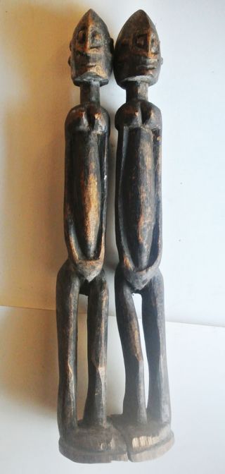 Twin Female Figures Attr.  To Tellem,  Dogon photo