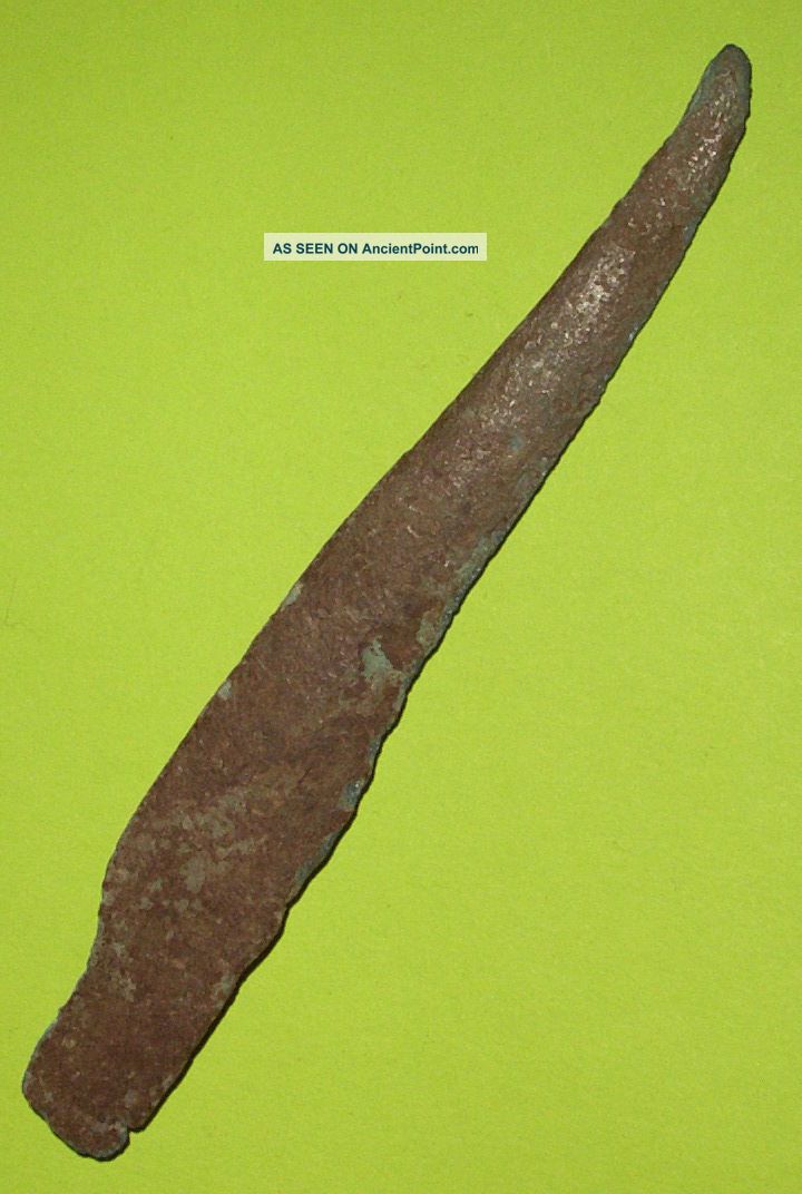 Ancient Roman Knife Blade Artifact Old Cutting Tool Hunting Carving Antique Rare Roman photo