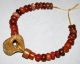 Ancient Quartz,  Carnelian Beads Neolithic,  Natural Worn Stone African Pendant Neolithic & Paleolithic photo 1