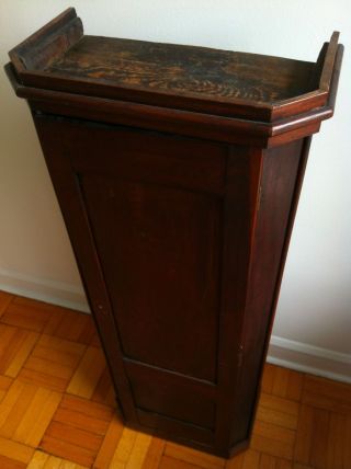 Unusual Antique Mission Arts & Crafts Style Lectern,  Podium Or Cabinet photo
