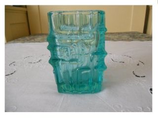 Art Deco,  Scandinavian,  Blue Crystal Vase; Item In Mint Condition photo
