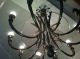 Huge Antique Amazing Mid Century Chandelier At.  Fontana Arte Ceiling Lamp 1960s Mid-Century Modernism photo 5