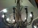 Huge Antique Amazing Mid Century Chandelier At.  Fontana Arte Ceiling Lamp 1960s Mid-Century Modernism photo 7