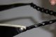 Antique Vintage Telegraph Visor Eye Shade W/ Black Leather Link Chain Band Other photo 7