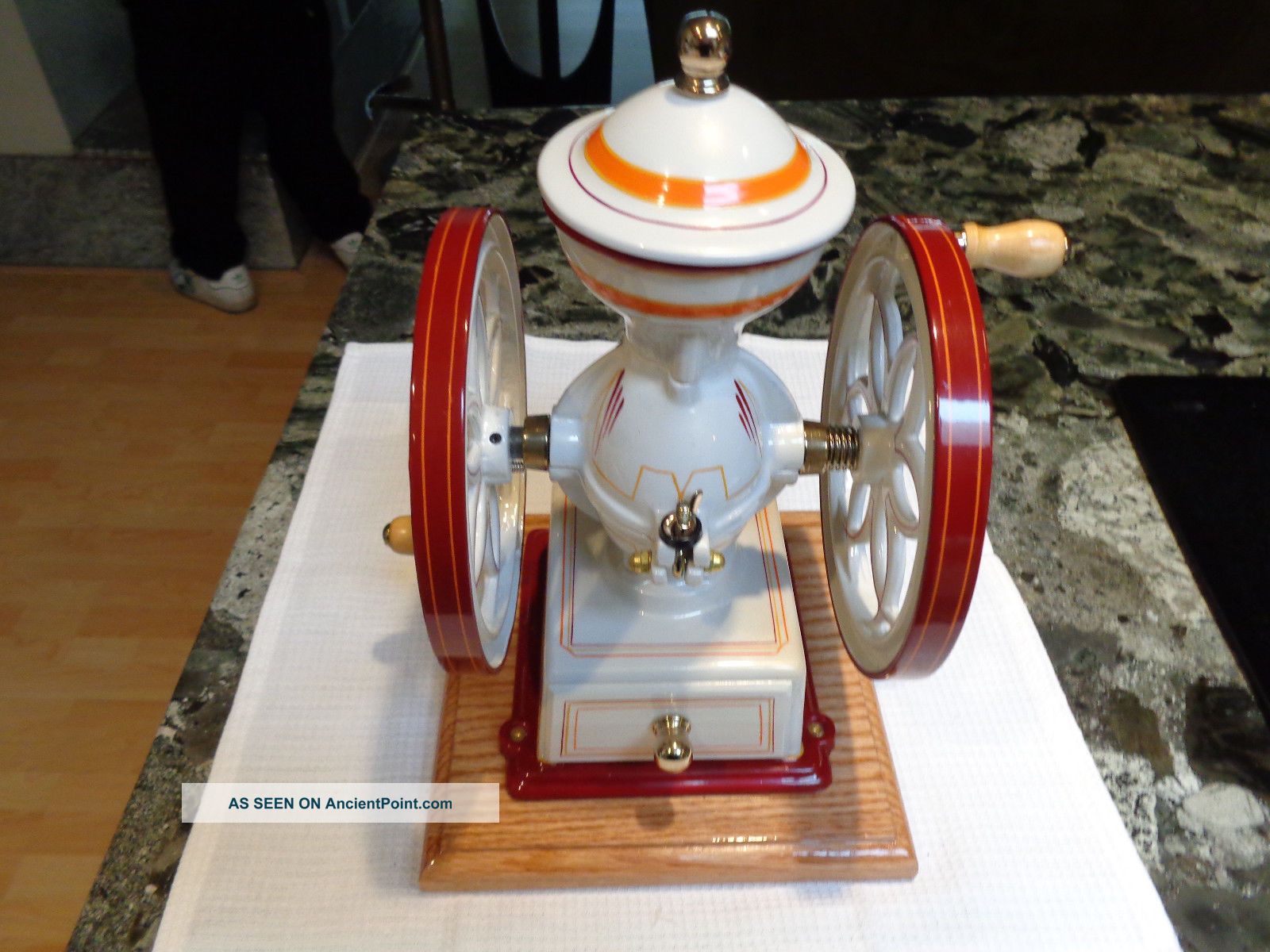 Antique Coffee Grinder 1890 ' S Restored Other photo