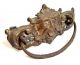 Antique Victorian Figural Brass Lion Head Drawer Pull Dresser Handle 3 