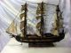 Vintage Wooden Sail Ship / War Ship Model Of Fragata Espanola - 1780 - Spain Model Ships photo 1
