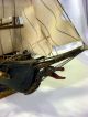 Vintage Wooden Sail Ship / War Ship Model Of Fragata Espanola - 1780 - Spain Model Ships photo 7