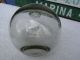 6 Inch Tall Northwest Glass Company Glass Float Amber Ball (1002) Fishing Nets & Floats photo 3
