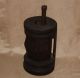 Ottoman Turkish Wooden Mortar Carved From One - Piece Wood W/ Iron Pestle Islamic photo 7