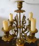 A Antique Marble And Brass Candlesticks Art Nouveau photo 2