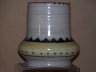 Poole Carter Stabler Adams Art Deco Art Pottery Vase Signed & Marked photo