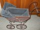 Victorian/antique Style Babybuggy/pram/carriage Wood/wicker/canvas/metal Baby Carriages & Buggies photo 6