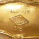 Benedict Art Nouveau Gilt Dresser Jewelry Trinket Metal Footed Box Gold Art Nouveau photo 5