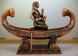 Egypt,  Queen Cleopatra Lotus Boat,  Collectable. photo
