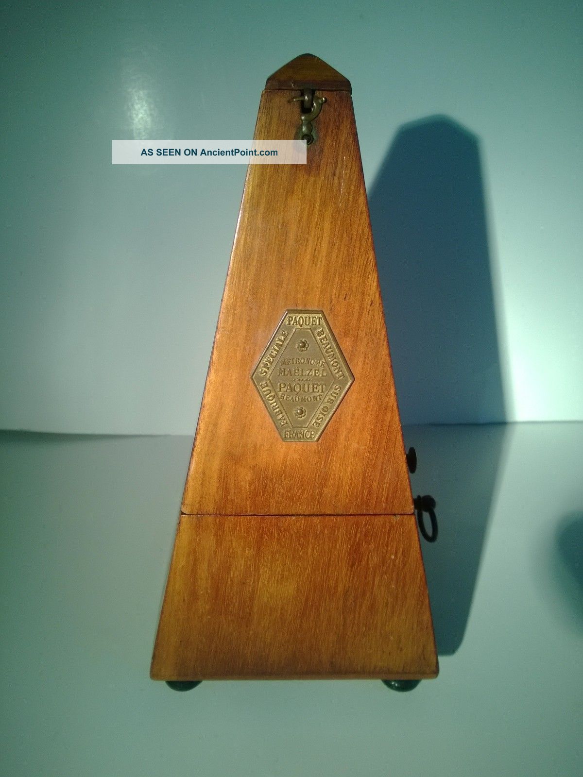 Early Maëlzel Paquet Metronome With Time Signature Bell - Serial Number 519,  163 Other photo