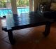 Asian Moroccan Indian Balinese Style Center Table Dark Wood Post-1950 photo 3