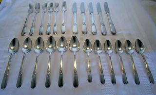 Holmes & Edwards Inlaid Silver Plate Flatware - 1940 Youth Pattern photo