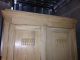 Antique Washed Pine Armoire/wardrobe Early 1900 ' S 1900-1950 photo 2