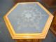 Pair Two Drexel Vintage Mid Century Hexagon Etched Marble End Tables 1964 Post-1950 photo 7