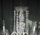 Antique 5 Light Crystal Chandelier W/ Prisms Luxury Venetian Style Glass Arms Chandeliers, Fixtures, Sconces photo 1