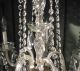 Antique 5 Light Crystal Chandelier W/ Prisms Luxury Venetian Style Glass Arms Chandeliers, Fixtures, Sconces photo 2