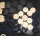 Antique Fabric Cloth Buttons - Crochet/needlework - Pre - 1930 Buttons photo 2