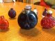 Eight Chinese Snuff Bottles - Vintage,  Includes 7 Glass & 1 Wood Snuff Bottles photo 3