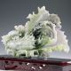 Oriental Vintage 100% Natural Jade Hand Carved Cabbage Statue Nr 560451 Statues photo 4