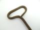 Antique Old Metal Wrought Iron Long Fireplace Poker Log Roller Hearthware Tool Hearth Ware photo 4