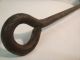 Prim & Crude 19th C.  Blacksmith Hand Forged Peel Antique Wought Iron Spatula Primitives photo 11