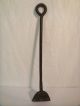 Prim & Crude 19th C.  Blacksmith Hand Forged Peel Antique Wought Iron Spatula Primitives photo 2