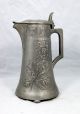 Rare Jugendstil Pewter Flagon Tankard Kayserzinn 4291 German Imperial Coat Arms Metalware photo 2