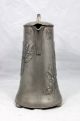 Rare Jugendstil Pewter Flagon Tankard Kayserzinn 4291 German Imperial Coat Arms Metalware photo 3