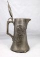 Rare Jugendstil Pewter Flagon Tankard Kayserzinn 4291 German Imperial Coat Arms Metalware photo 5