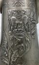 Rare Jugendstil Pewter Flagon Tankard Kayserzinn 4291 German Imperial Coat Arms Metalware photo 6