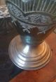 Antique Persian Tall Floor - Standing Brass Vase,  Hand - Crafted Engravings Metalware photo 8