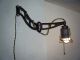 Cast Iron Swing Arm Articulated Wall Light Primitives photo 2