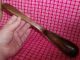 Black Walnut Handcarved Wooden Cooking Tasting Serving Deep Narrow Spatula Spoon Primitives photo 1