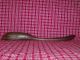 Black Walnut Handcarved Wooden Cooking Tasting Serving Deep Narrow Spatula Spoon Primitives photo 4