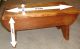 Vintage Primitive Pine Stool With Sturdy Legs Primitives photo 1