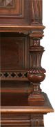Great Antique French Ornately Carved Walnut Gothic Buffet Server 1900-1950 photo 9
