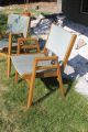 Two Mid Century Chairs // Two Mid Century Canadian Chairs // 60s Solid Wood Chai Post-1950 photo 1