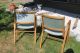 Two Mid Century Chairs // Two Mid Century Canadian Chairs // 60s Solid Wood Chai Post-1950 photo 2